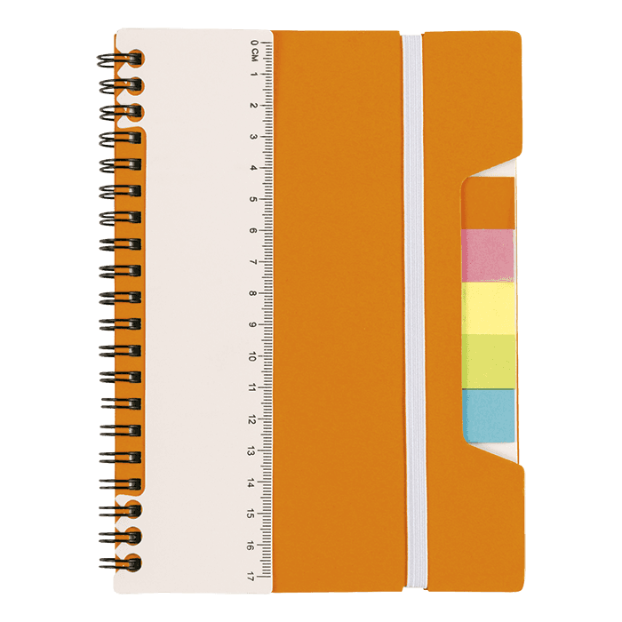 A5 Notebook With Sticky Notes And Ruler thumbnail 3