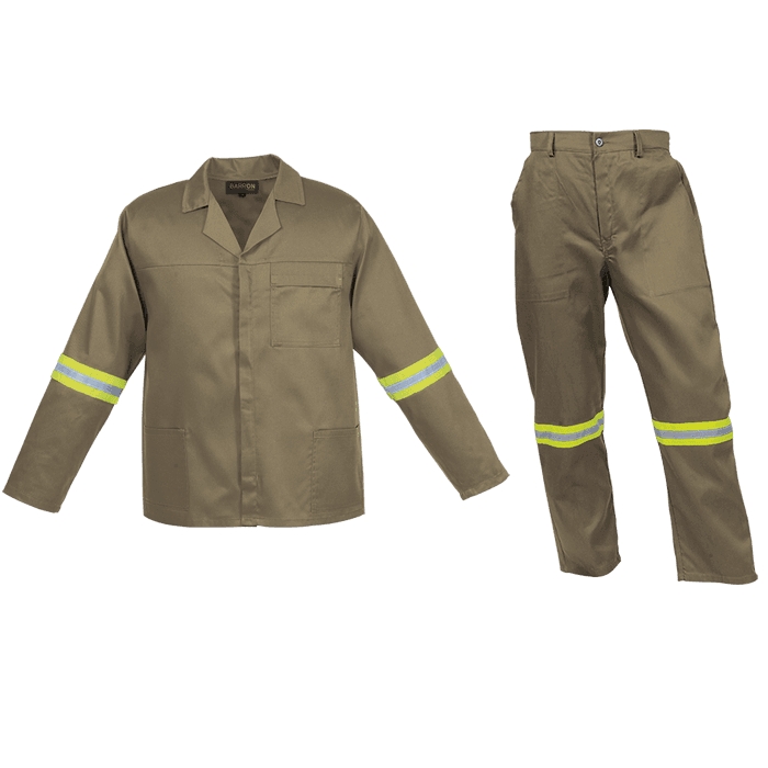 Barron Budget Poly Cotton Conti Suit with Reflective thumbnail 6