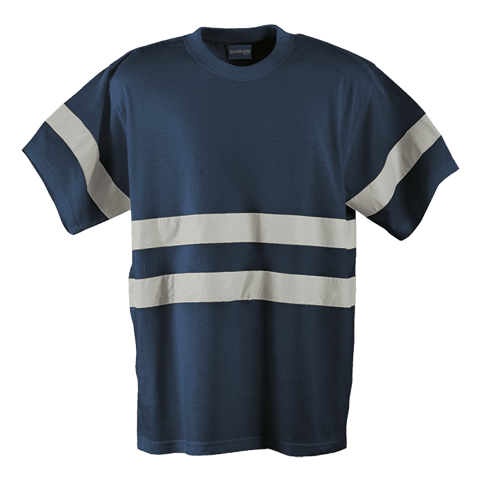 150g Poly Cotton Safety T-Shirt with tape thumbnail 3