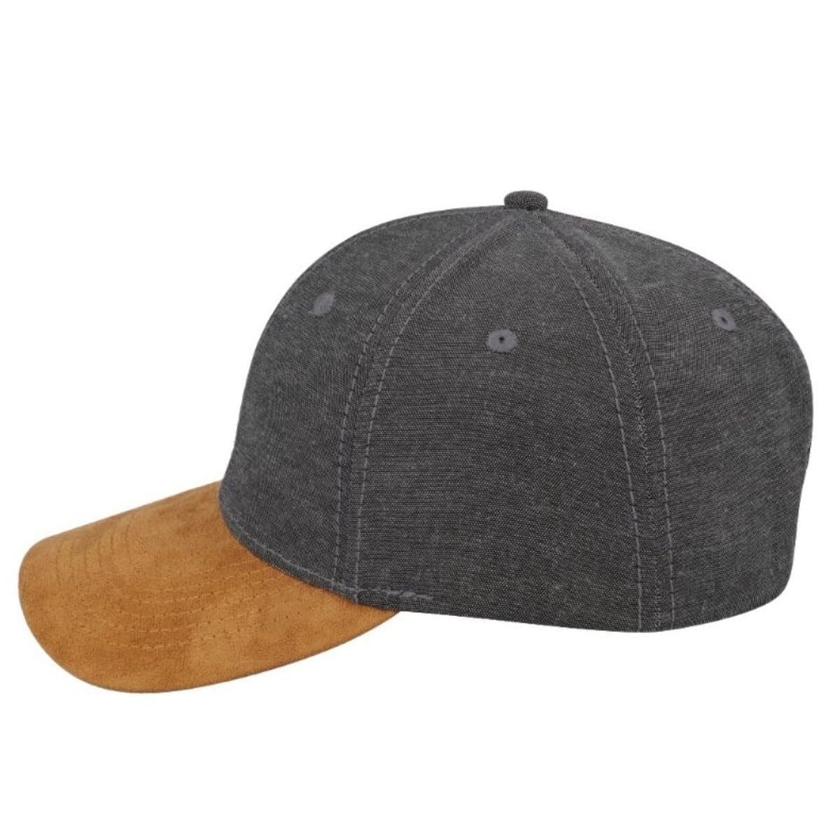 Chambray/Suede 6 Panel Cap thumbnail 5