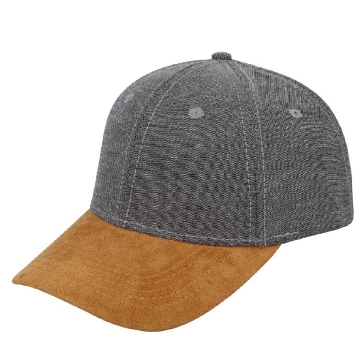 Chambray/Suede 6 Panel Cap thumbnail 13