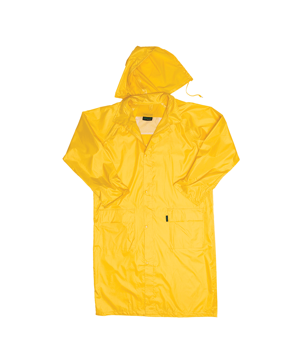 Polyester PVC Calf Length Rain Coat thumbnail 3