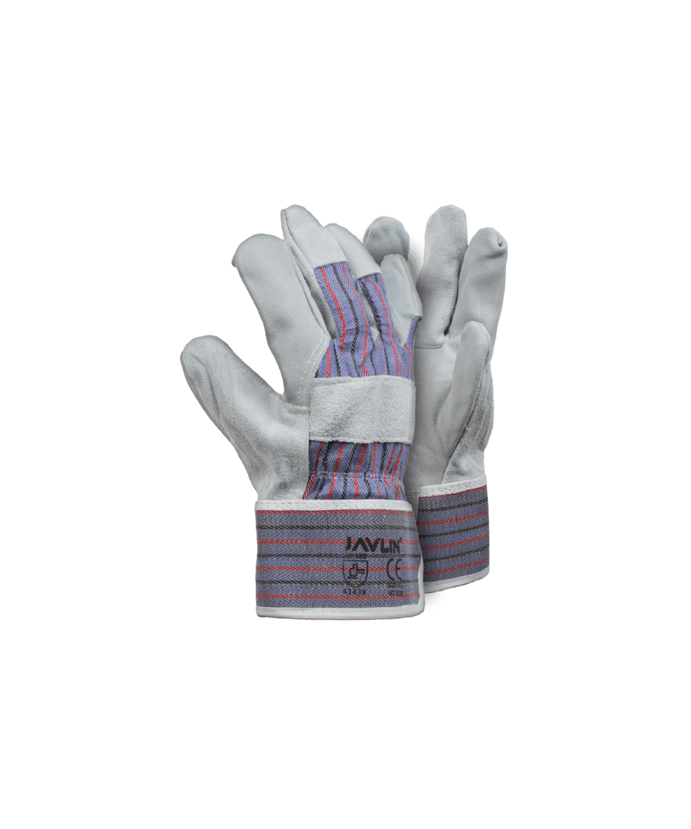 Standard Chrome Leather Candy Stripe Gloves