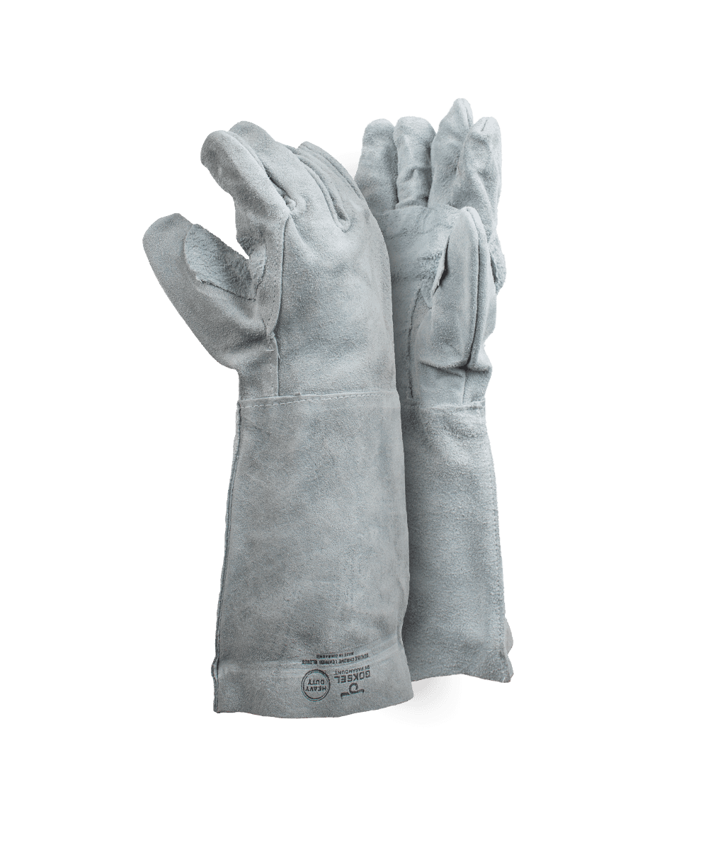 Premium Chrome Leather Gloves – 20cm Cuff