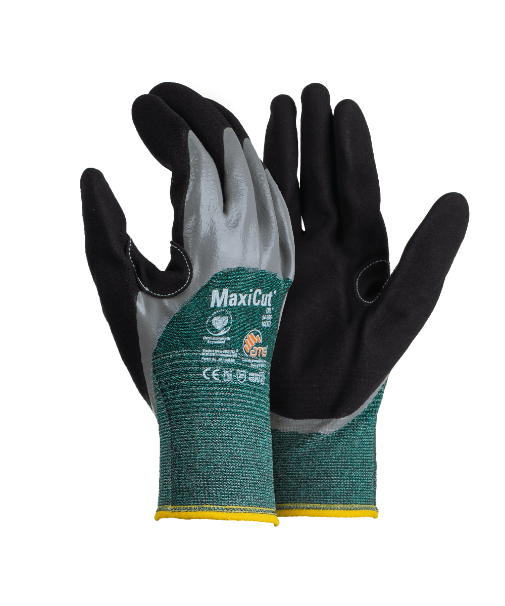 Maxicut Cut 3 Fully Dipped Nitrile Coated Gloves