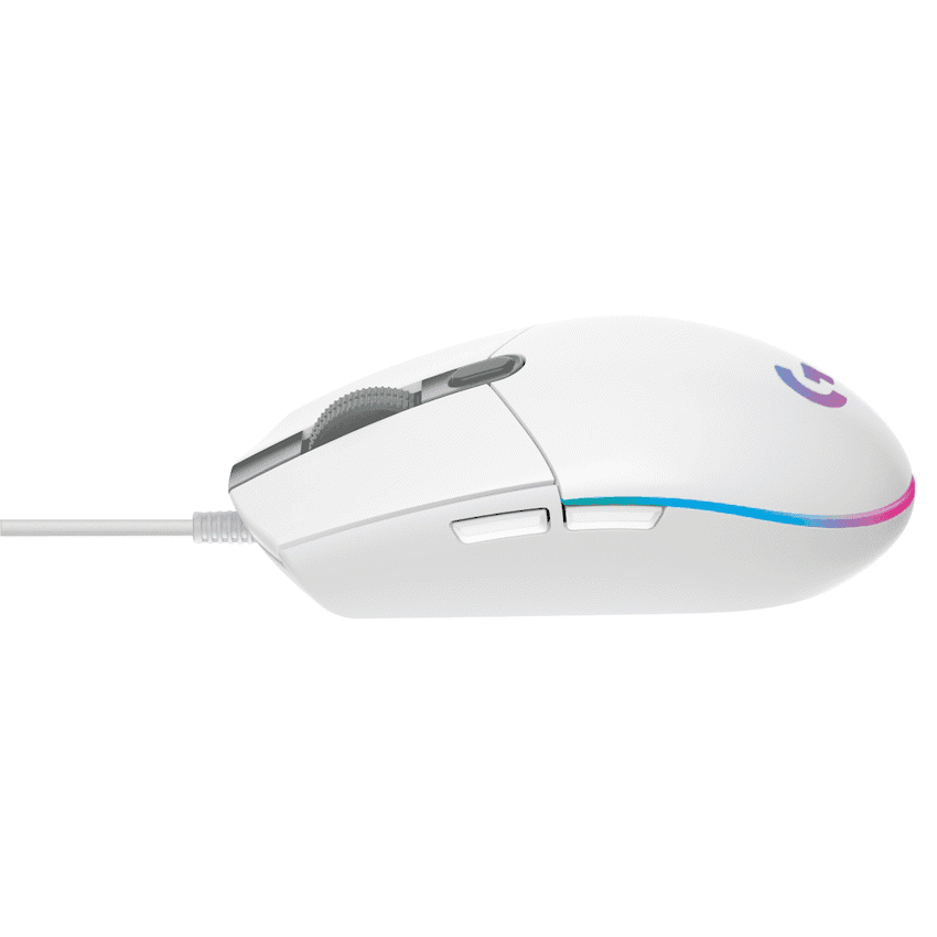 Logitech(R) G102 Lightsync Gaming Mouse – White thumbnail 3