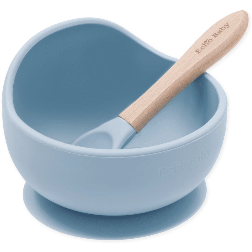 Echo Baby Silicone Suction Bowl and Spoon Set