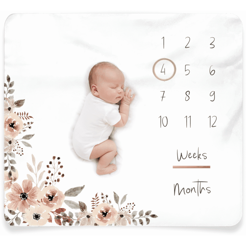 Echo Baby Milestone Blanket