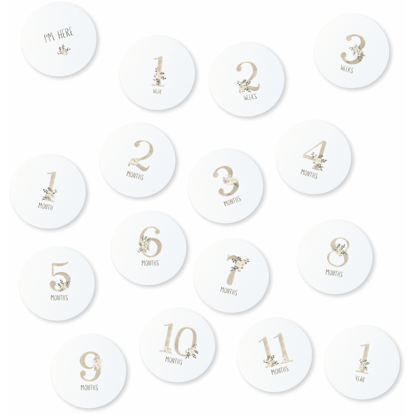 Echo Baby Milestone Cards