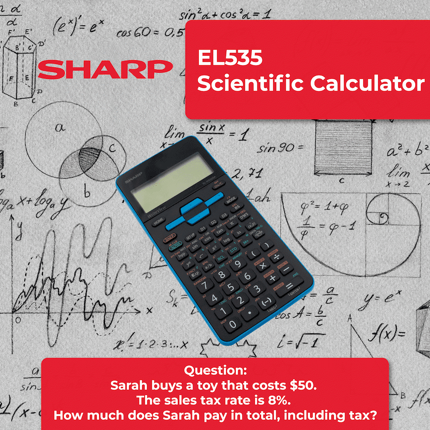 Sharp EL535 Scientific Calculator thumbnail 7