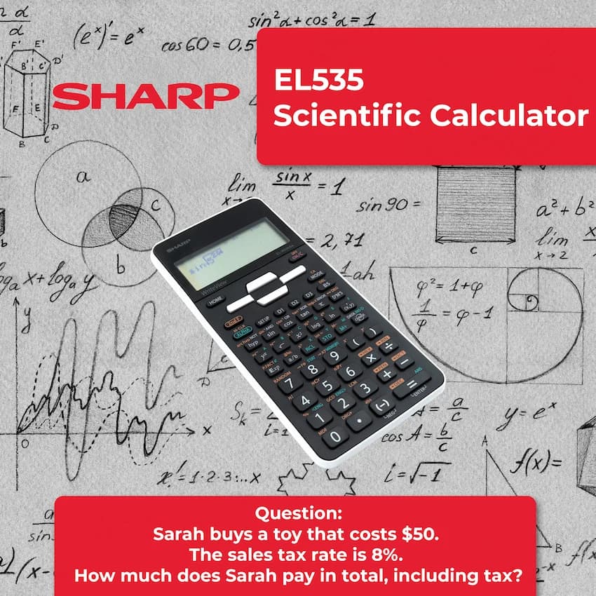 Sharp EL535 Scientific Calculator thumbnail 25