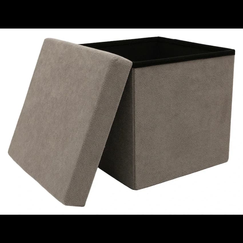 Sophie Round Storage Stool with Wooden Legs thumbnail 20