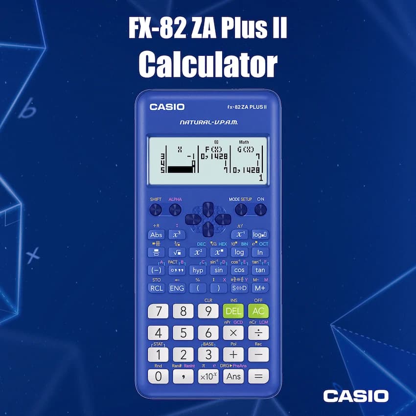 Casio FX-82 ZA Plus II Calculator thumbnail 12