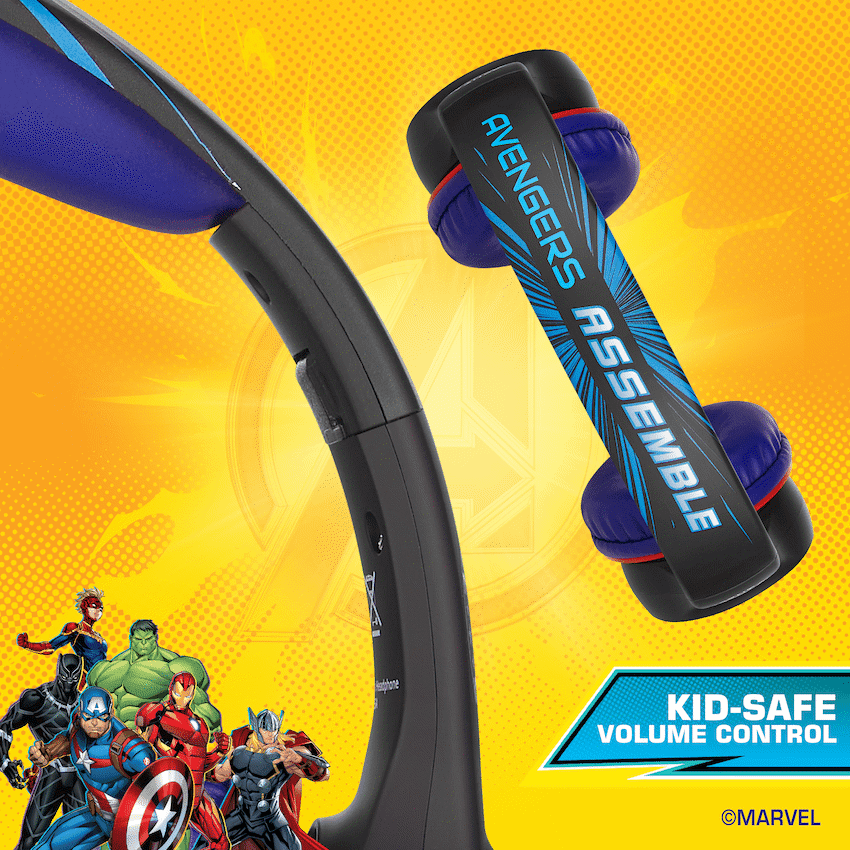 Marvel Avengers Bluetooth Headphones with dB Switch Function thumbnail 9