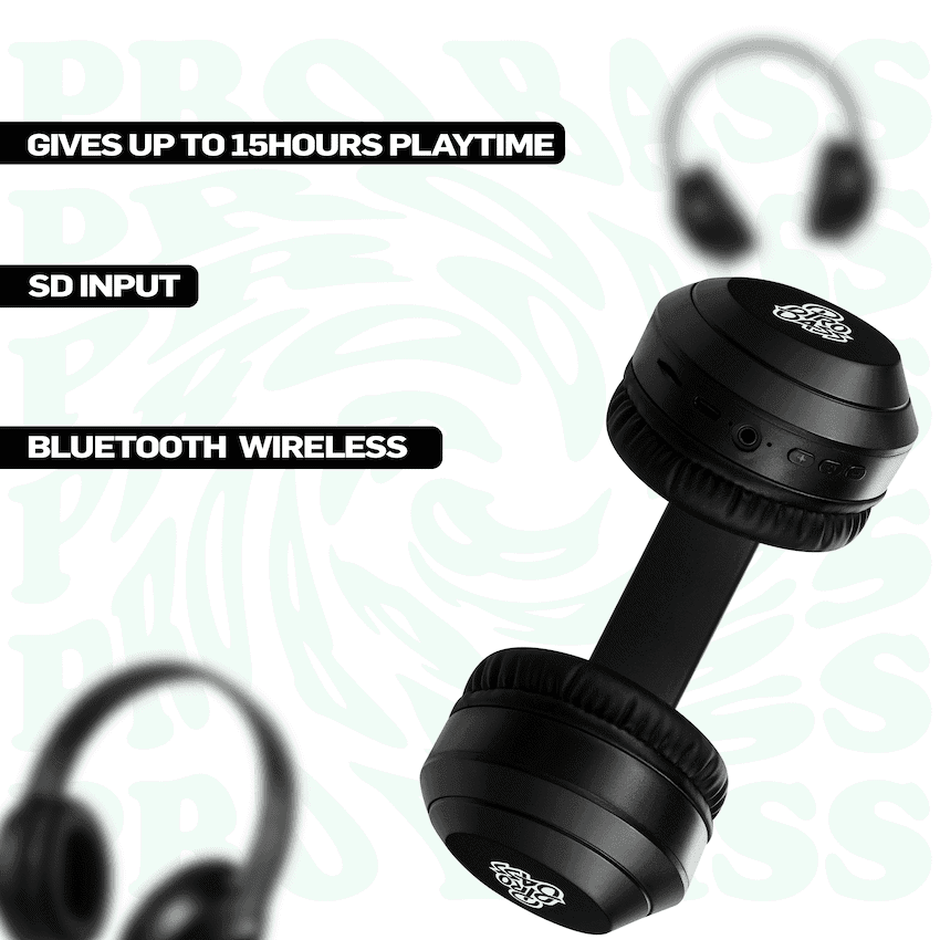 Pro Bass Renegade Series Bluetooth Headphone thumbnail 6