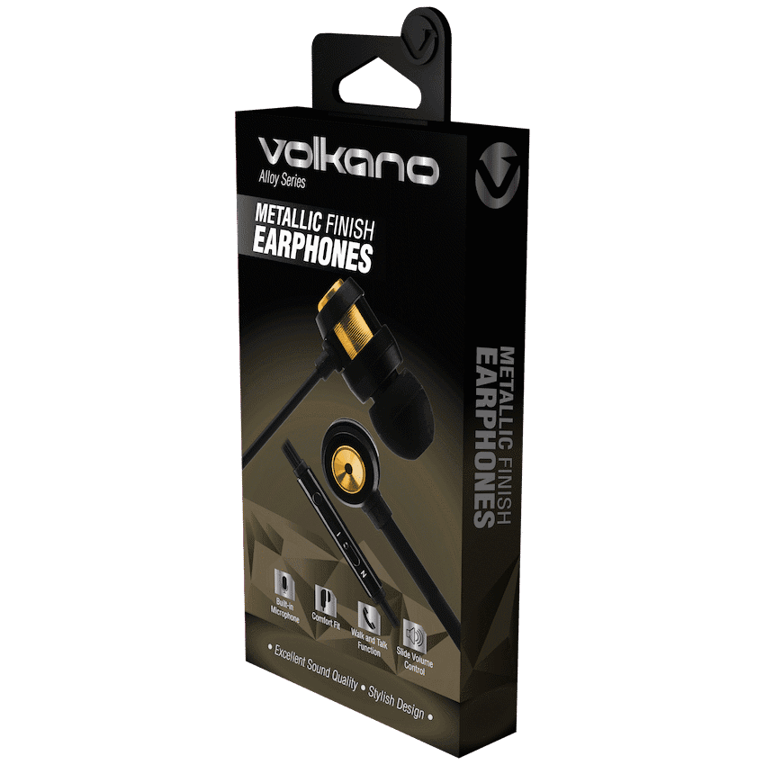 Volkano Alloy Series Metal Earphone thumbnail 2