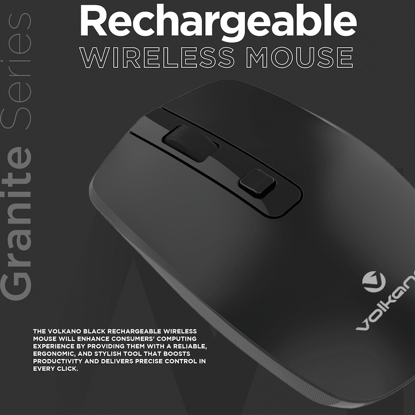 Volkano Granite Series Rechargeable Wireless Mouse thumbnail 9
