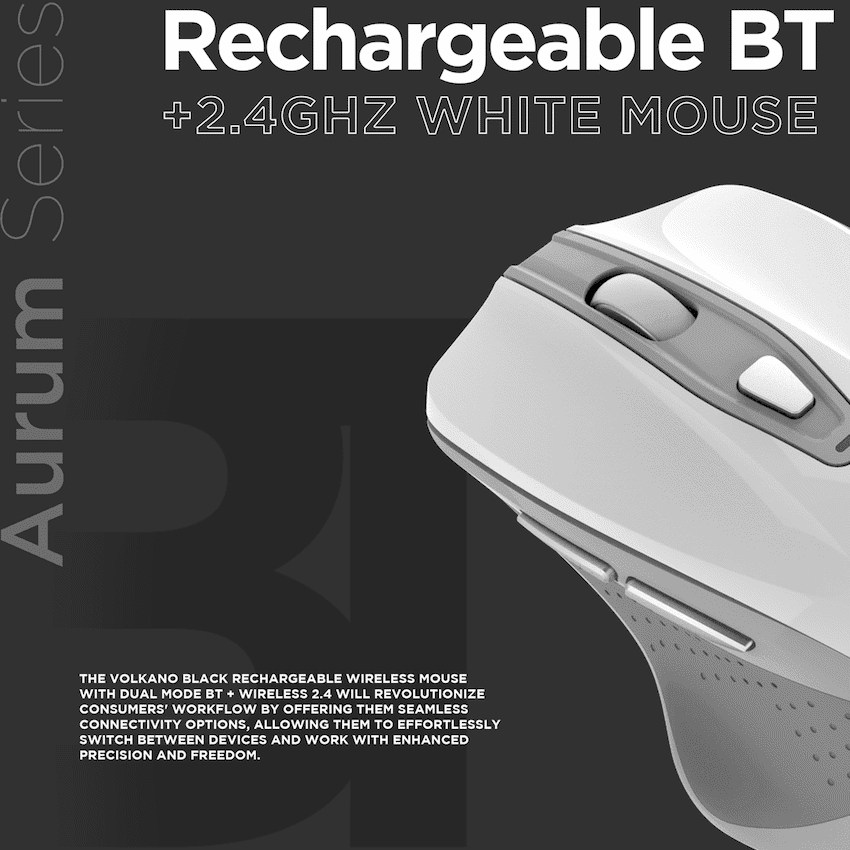 Volkano Aurum Series Bluetooth Wireless Mouse thumbnail 12