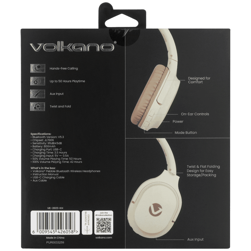 Volkano Pebble Series Bluetooth Headphones thumbnail 31