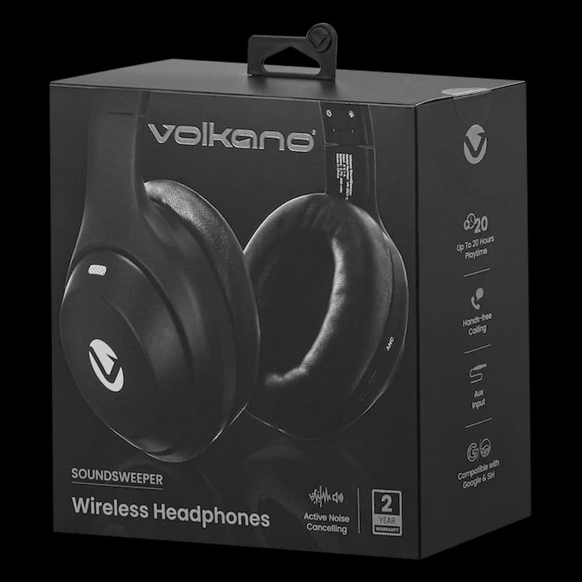 Volkano SoundSweeper Series Active Noise Cancelling bluetooth Headphones thumbnail 7
