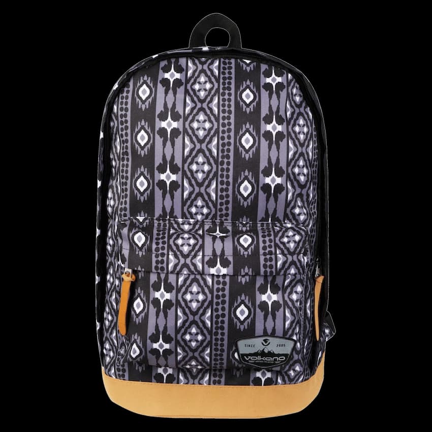 Volkano Suede Series Backpack – Ethnic – Dark Grey