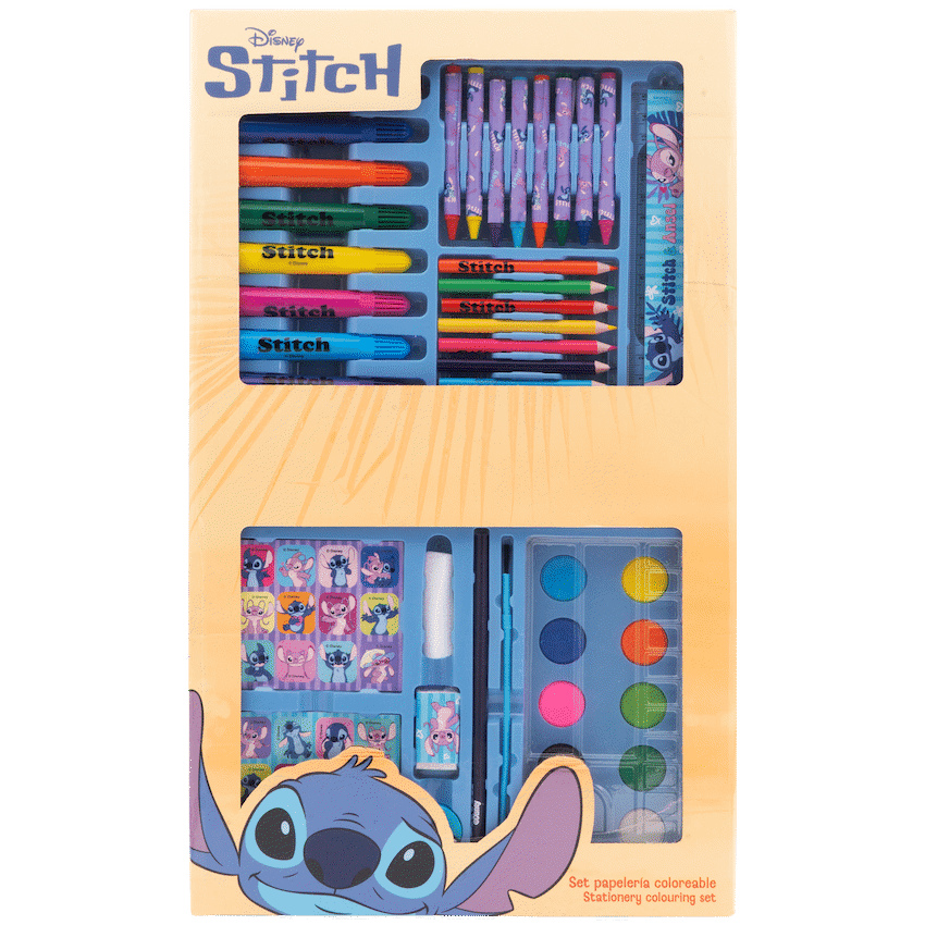 COLOURING STATIONERY SET BOX STITCH