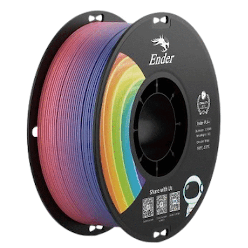 Ender PLA+ Filament – Rainbow 1kg