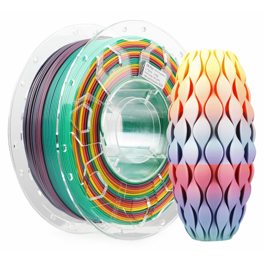 Creality CR-PLA Filament – Matte Rainbow