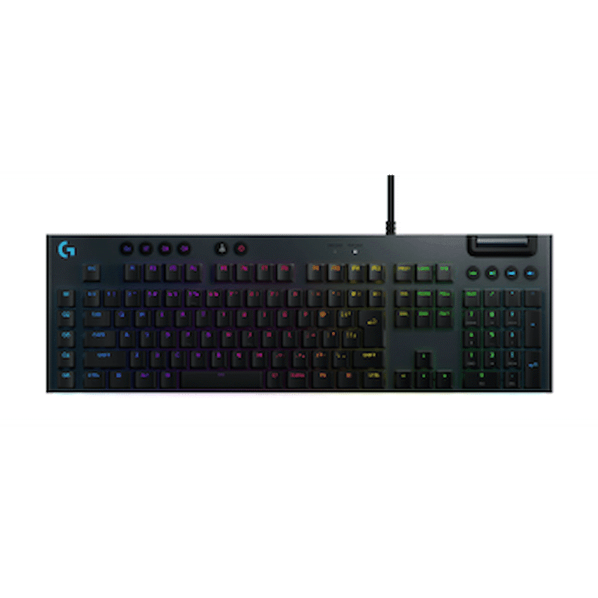 Logitech(R) G915 X Low-Profile Tactile Switch Wired Gaming Keyboard – Black