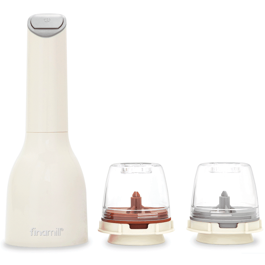Finamill Battery-Operated Grinder – Soft Cream