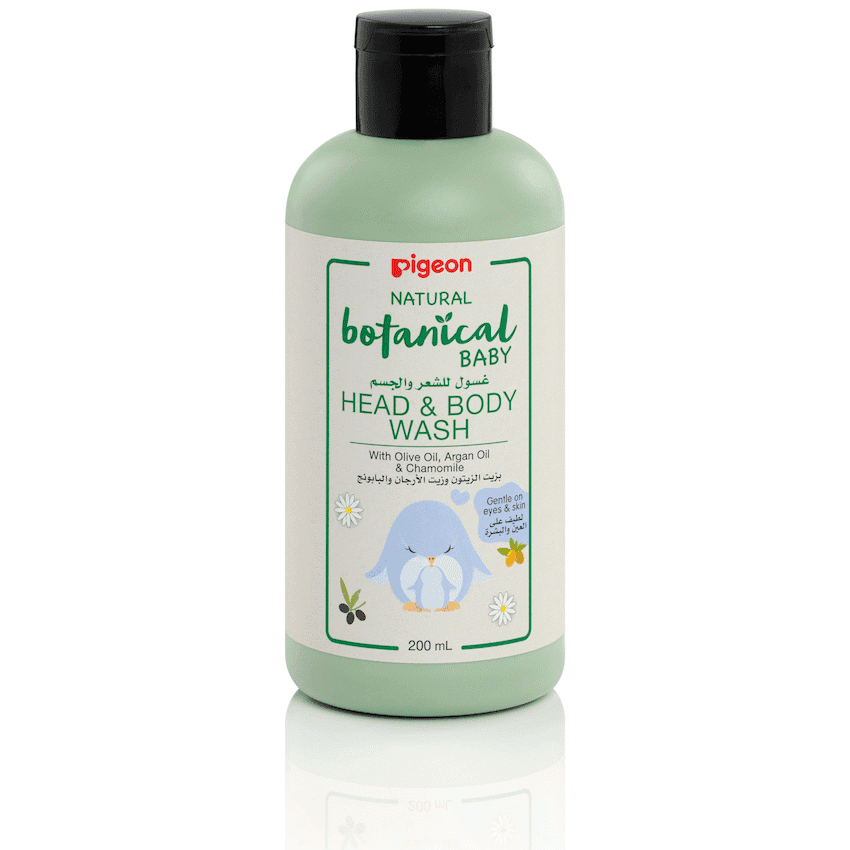 Pigeon – Head and Body Wash 200ml Natural Botanical