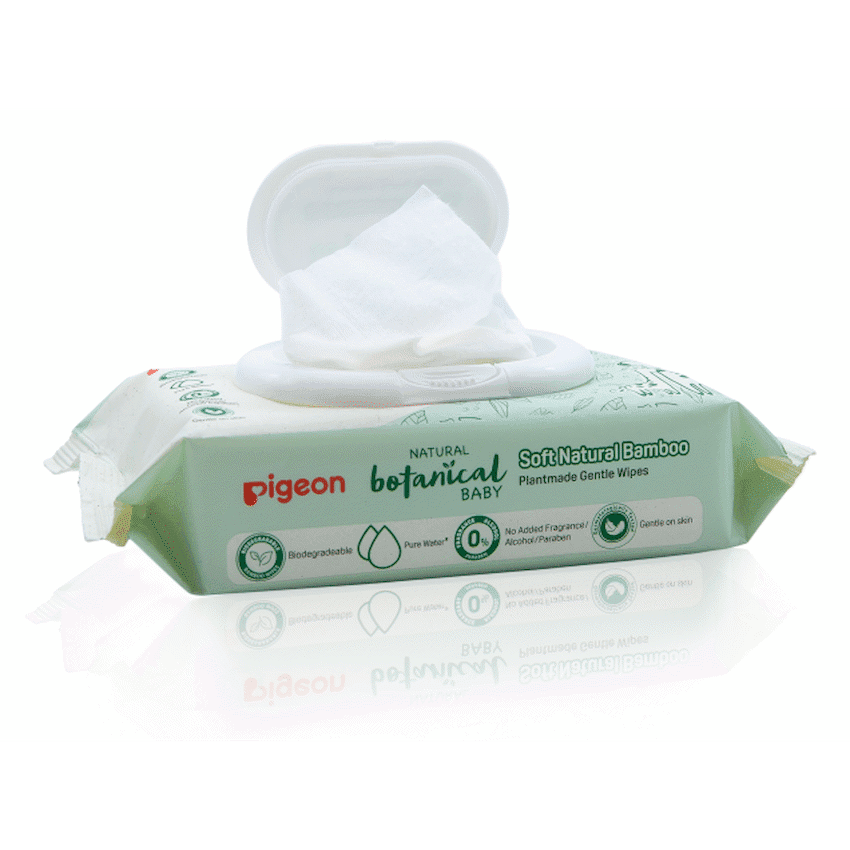 Pigeon – NATURAL BOTANICAL PLANT MADE WIPES 70’S