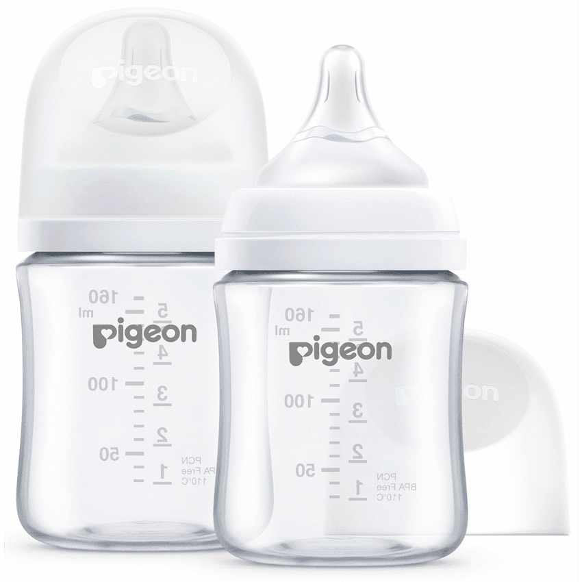 Pigeon Softouch Nursing Bottle T-Ester 160ml Logo – Twin Pack