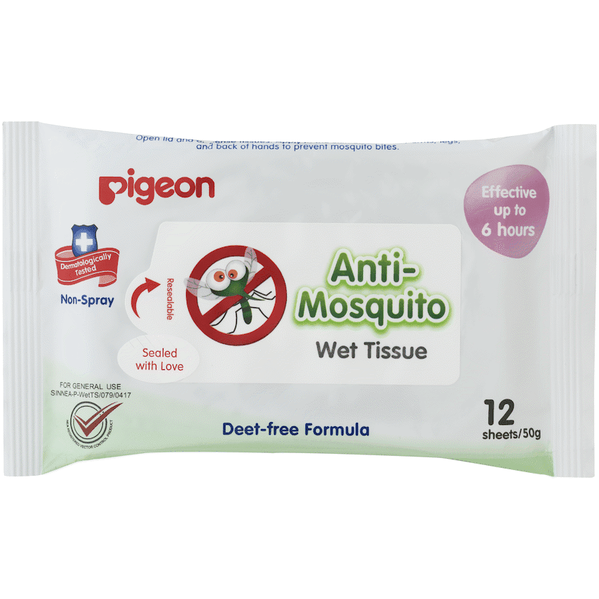 Pigeon – Anti-Mosquito Wipe 12P/PK