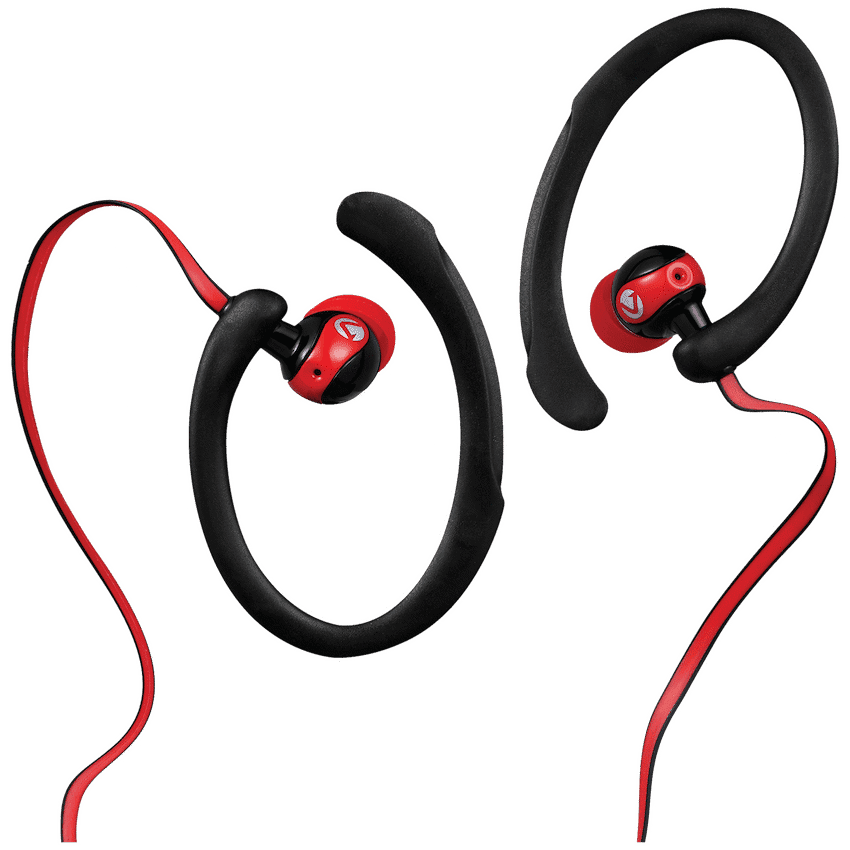 Volkano Sports Earphones Black/Red
