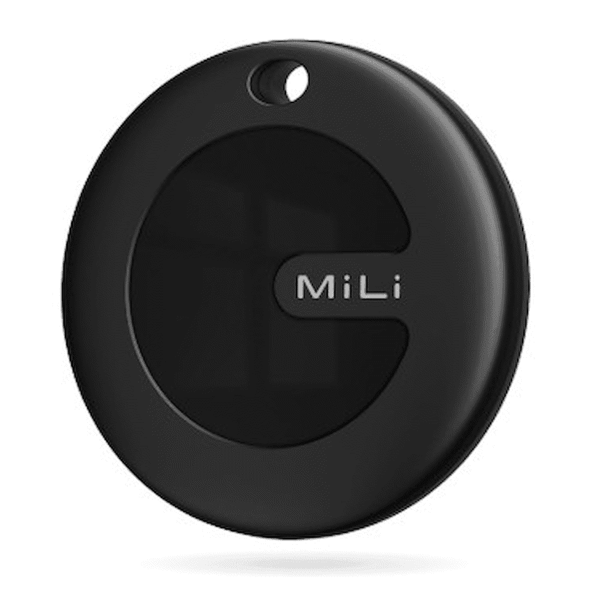 MiTag Duo with Key Ring – Black