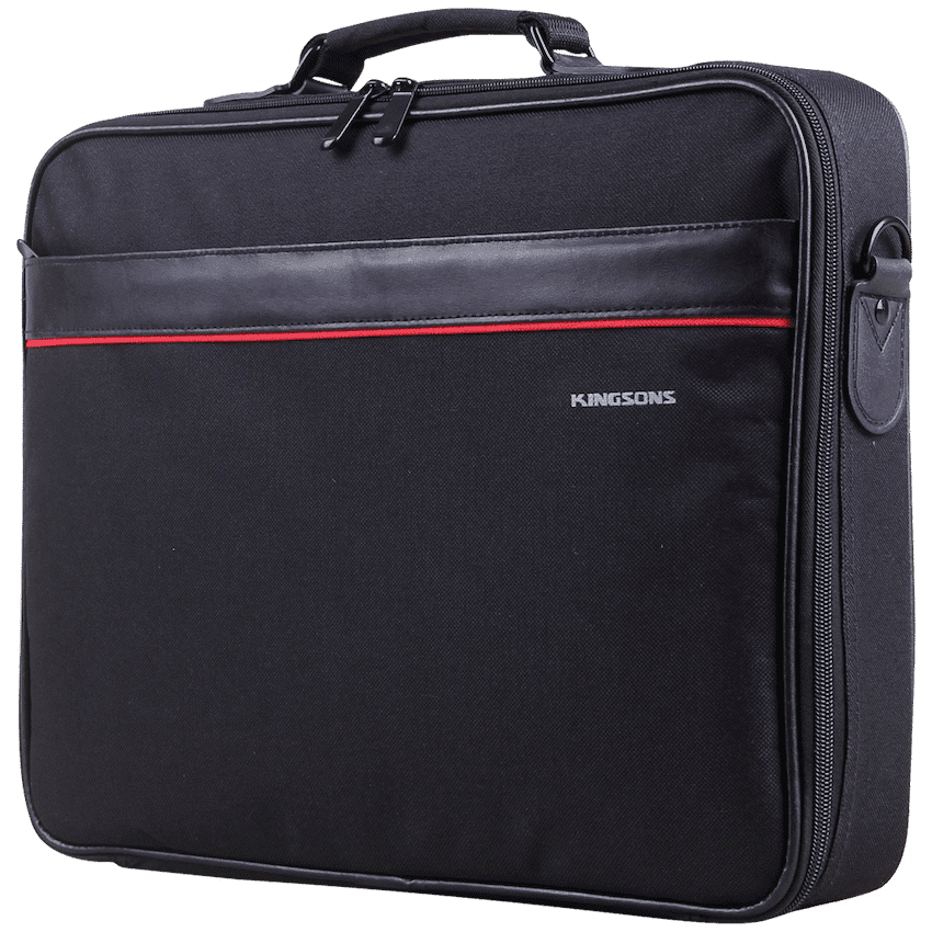 Kingsons 15.6″ Black Shoulder Bag – Office Series