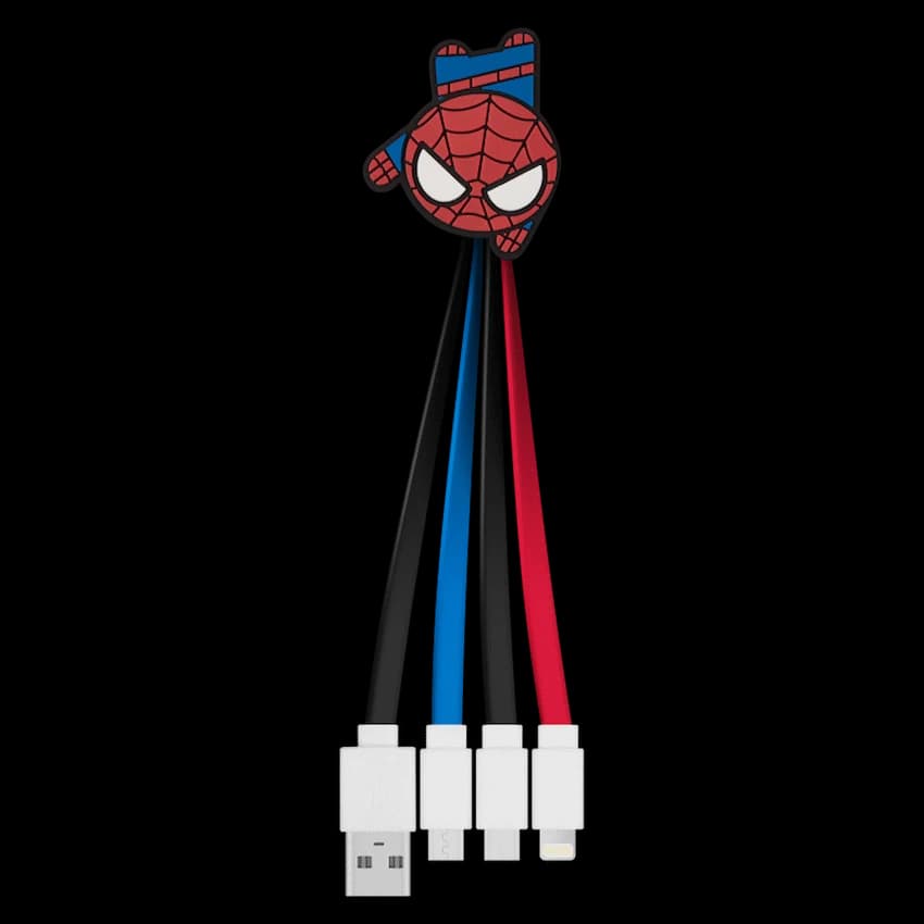 Marvel 3-in-1 Charging Cable – Spider-Man