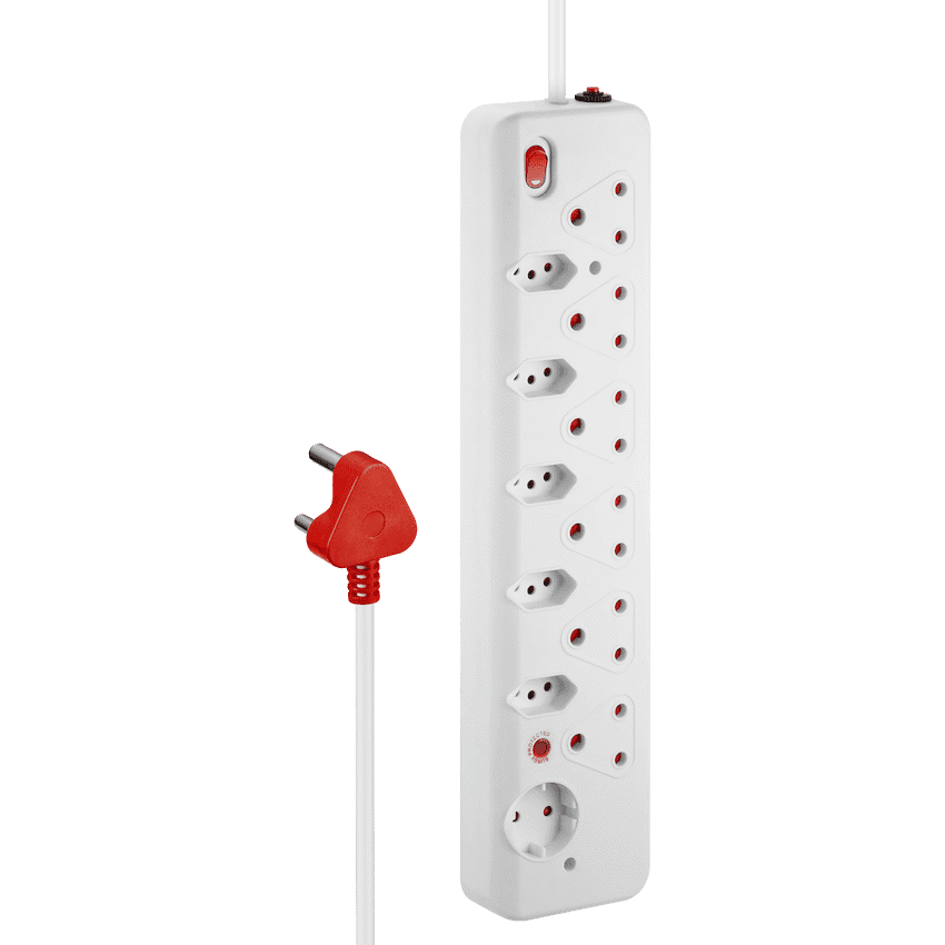 Nexon 12-Way Medium Surge Multiplug 0.5m – White