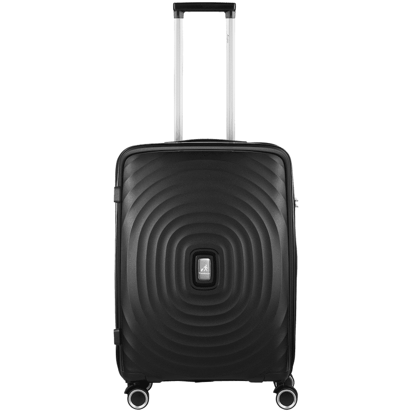 Travelwize Ripple PP 4-Wheel Spinner 65cm Luggage – Black