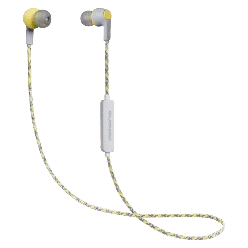 Volkano Moda – Nylon Bluetooth Earphones with Carry Case – YL