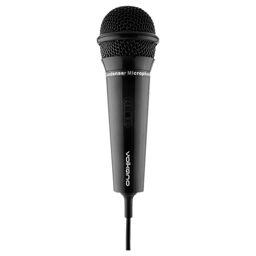 Volkano Stream Vocal Microphone with Tripod, Aux