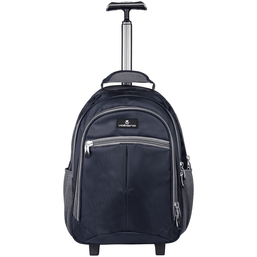 Volkano Orthopaedic Trolley Backpack 35l – Navy/Grey