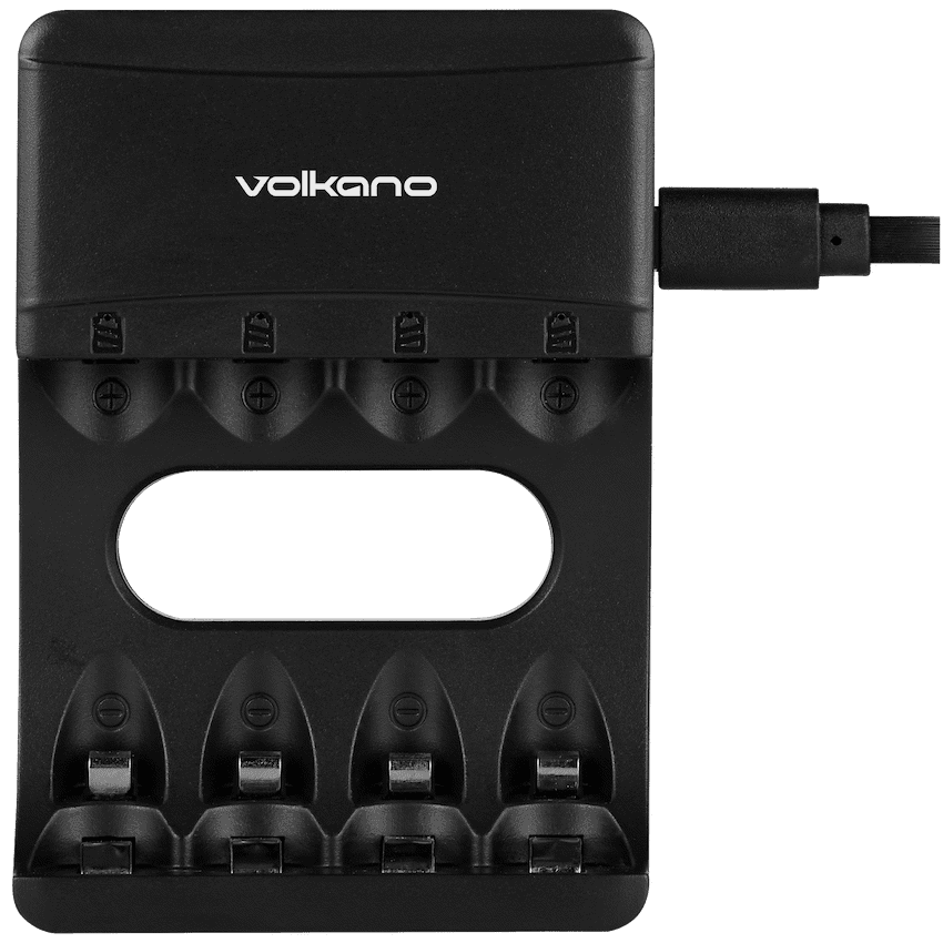 Volkano Extra Series 4-Battery Recharger AA/AAA