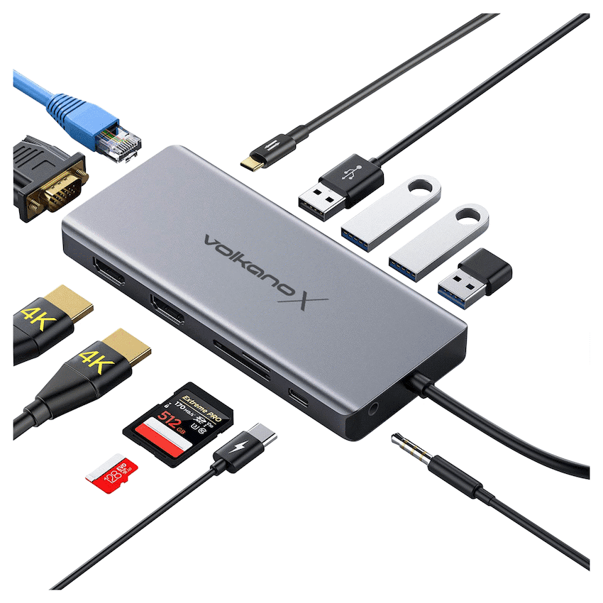 VolkanoX Core Multi Duo 13-in-1 Type-C Hub