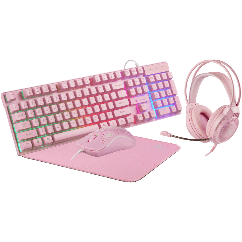 VX Gaming Freya Pink 4 -in-1 Rainbow Combo