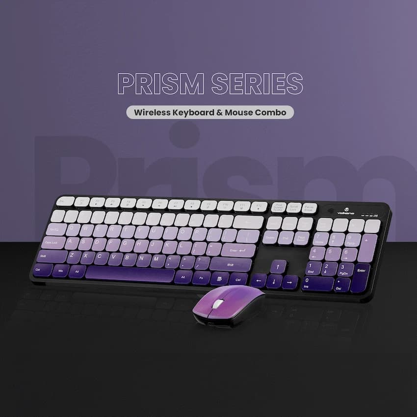 Volkano Prism Series Bluetooth Wireless Keyboard and Mouse thumbnail 12