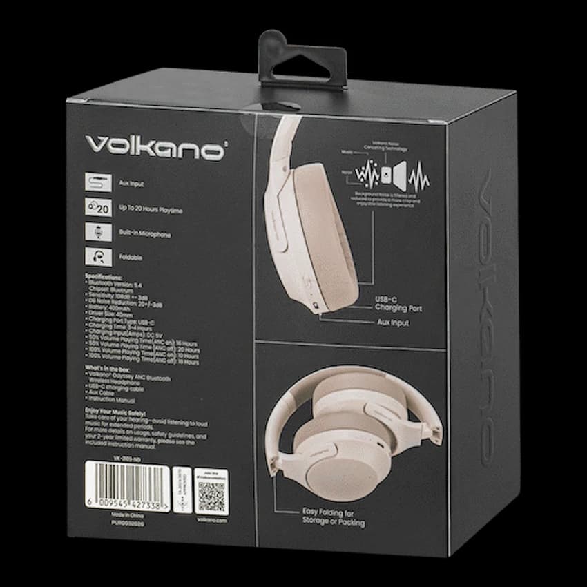 Volkano Odyssey ANC Bluetooth Wireless Headphone thumbnail 14
