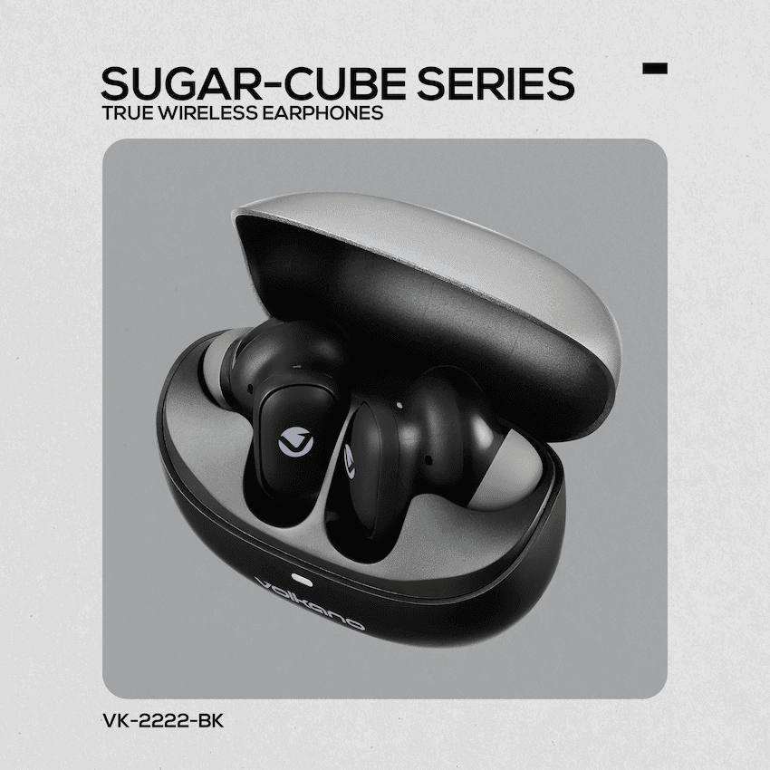 Volkano Sugar-Cube Active Noise Cancelling True Wireless Earphones thumbnail 6