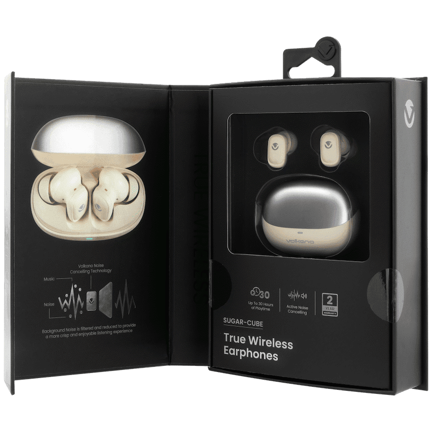 Volkano Sugar-Cube Active Noise Cancelling True Wireless Earphones thumbnail 21